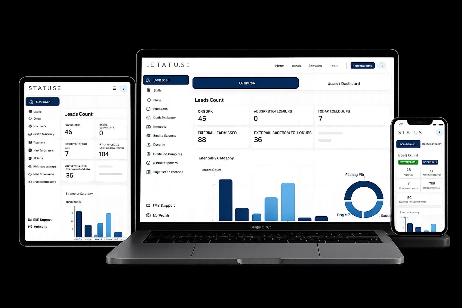 Banquet First CRM Dashboard